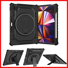 【人気商品】11 (2022 Pro 2021 iPad 2020 iPad 2018)用 iPad 第4/3/2/1/世代対応 ケース カバー ケース スタンド 4 [Apple Air Pencil Air 2 ハイブリッドケース ワイヤレス充電対応] (