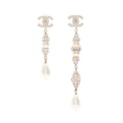 シャネル CHANEL ピアス ココマーク GP（ゴールドメッキ） イヤリング レディース Used A