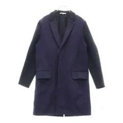CARVEN パープル　チェスター　ロング　コート CARVEN カルヴェン チェスターコート ロング ラナウール パープル