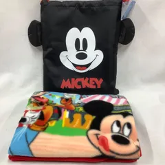 ディズニー　ミッキーマウス　巾着＆ブランケット　C827