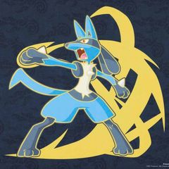 海外 ポケモンセンター限定 プレイマット ルカリオ