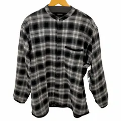 ズッカ ZUCCa 23SS チェック バンドカラー L/S シャツ メンズ JPN：M のサムネイル