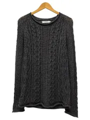 nonnative (ノンネイティブ) SAILOR SWEATER C/L MIX WOVEN リネン混 ケーブル ニット NN-K2501 0 グレー メンズ/065のサムネイル