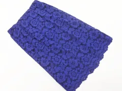 COLLAGE コラージュ ガリャルダガランテ 総レース タイト スカート sizeF/青 ■◇ レディース