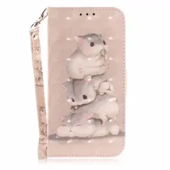 【人気商品】7 ケース 手帳型 おしゃれ 可愛い / 3D プリント 絵柄 ストラップ 8 付き OYIME 派手な色柄 優雅 iphone カバー 横開き マグネット カード収納 iphone 耐衝撃 滑り防止 キラキラ スマホケース (第2世代/第3世代)