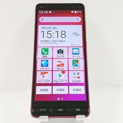 BASIO4 KYV47 au ワインレッド 送料無料 本体 c11877