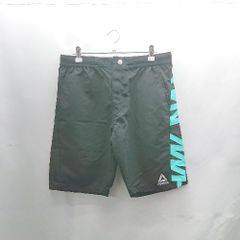 ◇ ⊂◎●未使用● Reebok リーボック ウエストゴム スイムウェア 海パン 水着 サイズL ブラック メンズ E 【1503060040089】