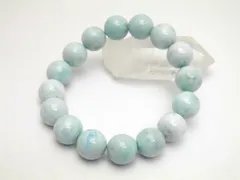 Premium_Endlessブレスレット AA ラリマー 12mmブレスレット 現品 三大ヒーリングストーン  プチギフト 転勤 退職 お礼 母の日