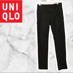 ユニクロ スリムフィットチノ ブラック T-222