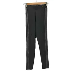 アディダスオリジナルス adidas Originals ストライプ柄 ベルベット トレフォイルリベット タイツ レディース JPN：M 