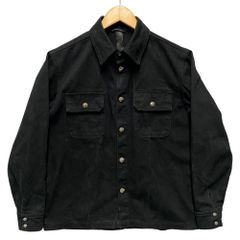 CHROME HEARTS クロムハーツ ワークドッグ クロスボールボタン シャツ ジャケット レザークロスパッチ付き サイズS 正規品 / 40139