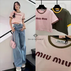 本物保証SALE美品ミュウミュウ MIU MIU デニム プリーツ 長袖 フレア ワンピース ワンピース