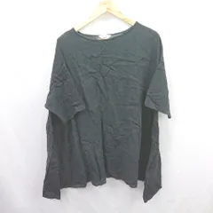 ◇ ⊂ studio CLIP スタディオクリップ 半袖 チュニック サイズF ブラック系 レディース E  【1507030009649】