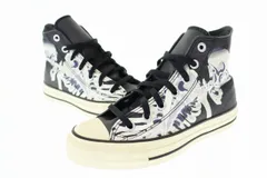 コンバース CONVERSE ALL STAR UKIYOEPRINT HI オールスター スカル ウキヨエプリント ハイ スニーカー 24 黒 ブラック ブランド古着ベクトル 中古●▲ 250501