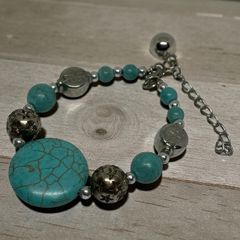 ブレスレット ターコイズ 星 スター 無骨 デザイン インディアンジュエリー インディアン アクセサリー ビンテージ 50s ~ 60s 70s 80s 90S ナバホ族 天然石 メンズ レディス 一点物 アンティーク 2502 2980 p10