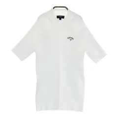 サイズ：L CALLAWAY キャロウェイ 2023年モデル ハイネック 半袖 ニットセーター  ホワイト系 [240101390314] ゴルフウェア レディース ストスト