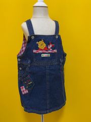 【Size 110】vintage くまのプーさん ジャンパースカート ヴィンテージ