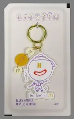 【中古】雑貨 ジミン(BTS/防弾少年団) SAUCY マグネットアクリルキーリング 「BTS×マクドナルド 第2弾」