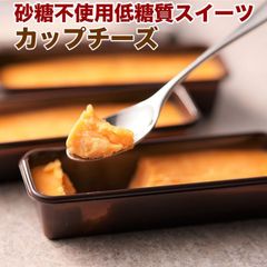 低糖質スイーツ 砂糖不使用 低糖質豆乳カップチーズ ３個セット