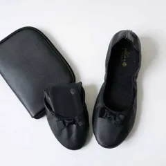 【新品未使用】【プリエ クラシック】 携帯スリッポン リボンブラック