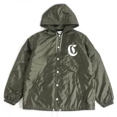 ★atsumayukoko様専用ページ★極美品□CELINE/セリーヌ 2W694495M ロゴプリント 裏地キルティング 軽量ナイロン フーデッド コーチジャケット カーキ 46 伊製 正規品のサムネイル