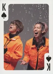 【中古】コレクションカード(男性) RF 3584 d：スカイピース/☆イニ☆(じん)・テオくん/スペードのK/CD「FEVER」初回仕様封入 W購入者特典応募券付きトレーディングカード