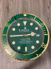 ロレックス ROLEX 掛け時計 サブマリーナグリーン-WTO輸入1