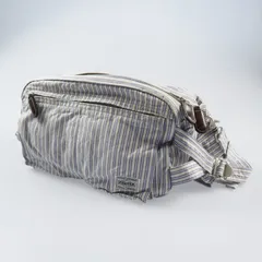 【姫路東店】 中古 PORTER | ポーター ウエストバッグ BLUE STRIPES 【121】