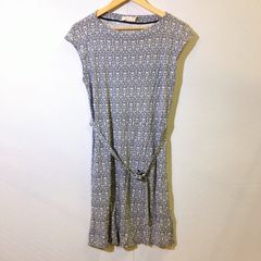【12/6出品停止】【美品】TORY BURCH トリーバーチ ノースリーブひざ丈ワンピース レディース XLサイズ