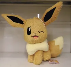 バンプレスト ポケだっこでっかいぬいぐるみ イーブイ・コダック ポケットモンスター サン&ムーン イーブイ