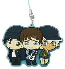 【中古】ストラップ(キャラクター) 安室＆赤井＆スコッチ 「名探偵コナン ちょこかわツインラバーストラップ」 キャラアニ.com限定BOX購入特典