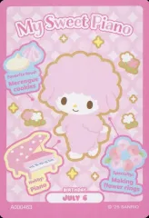 【中古】キャラカード マイスウィートピアノ(プロフィールカード) 「サンリオキャラクターズ サンリオコレクターズカードプラス (プロフィール)」