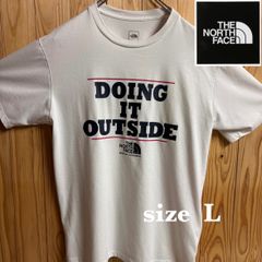 【古着】THENORTHFACE(ノースフェイス)半袖Tシャツ L 白 US古着 アウトドア キャンプ USモデル