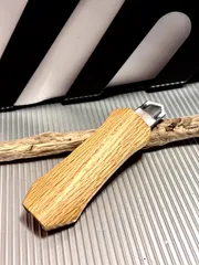木目と香りを楽しむ木製グリップカッターナイフ/ナラ/木製カッターナイフ/box cutter
