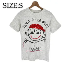 90s USA製 Danny First 半袖Tシャツ S グレー ダニーファースト ヴィンテージ ビンテージ シャツ オールド メンズ レディース 古着 90年代 シングルステッチ ハワイ Hawaii