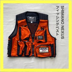 SHIMANO　NEXUS　シマノ　ネクサス　VARIVAS　バリバス　HYPER FISHING GEAR　フィッシングベスト　ベスト　釣り　バス釣り　アウトドア　２Way　L