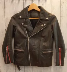 ヒステリックグラマー 本革　シングルライダースジャケット　レディース　牛革 HYSTERIC GLAMOUR ヒステリックグラマー レザージャケット