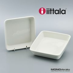 iittala/イッタラ　ティーマ　スクエアプレート　ホワイト　２枚組　15cm