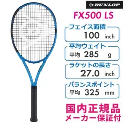 最終値引き！！fx500 ls ダンロップ FX 500 LS DS22302 [ブルー×ブラック] (テニス