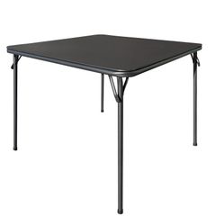 【新着商品】省スペース 室内/アウトドアテーブル 組み立て不要 デスク 折畳みテーブル 麻雀テーブル 麻雀卓 85x85cm 食卓 4人用 ダイニングテーブル テーブル ブラック 正方形 折りたたみテーブル KAIHAOWIN