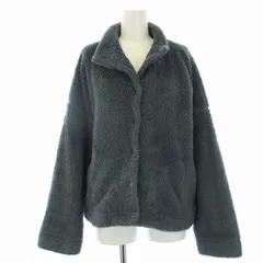 ピュアルセシン pual ce cin ボアジャケット フリース アウター グレー /TK ■BMのサムネイル