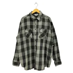 ファイブブラザー FIVE BROTHER 70-80s USA製 三角タグ BIG SIZE フランネルチェック 長袖シャツ メンズ  3XL