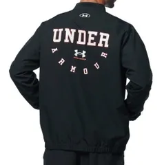 〇【1点限り】【新品】アンダーアーマー ジャケット ブルゾン ジャンパー ボンバー ジャケット 1362512-001 黒 メンズ Mサイズ ■L24211SSS21-50-3(（4）5/26(510)