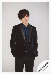 【中古】生写真(ジャニーズ) Hey! Say! JUMP/山田涼介/膝上・衣装黒紺・両手ポケット/17-18冬 コンサートグッズ撮影オフショット/公式生写真