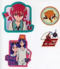 【中古】シール・ステッカー 集合(大：マチュ/シュウジ) ダイカットステッカーセット 「一番くじ 機動戦士Gundam GQuuuuuuX(ジークアクス) vol.2」 G賞