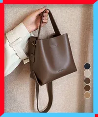 新品 ショルダーバッグ レディース 2way バケットバッグ 手提げ 合皮鞄 人気 小さめ 肩掛けバッグ 通勤 春 秋 夏 冬 【送料無料】