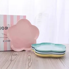 ルクルーゼのフルールセット 箸置き＆ミニフラワープレート