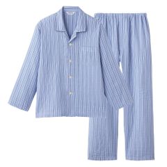 [グンゼ] パジャマ 部屋干し制菌 Wガーゼ メンズ