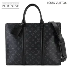 新品同様 ルイ ヴィトン LOUIS VUITTON モノグラム エクリプス サックプラ ホリゾンタル ジップ 2way ビジネス バッグ M45265 90258239