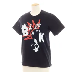 【中古】ブラックコムデギャルソン BLACK COMME des GARCONS コットン クルーネック 半袖シャツ ブラック【サイズS】【レディース】のサムネイル